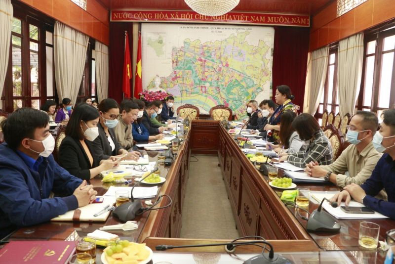 Hoạt động của đoàn giám sát tại huyện Đông Anh Hoạt động của đoàn giám sát tại huyện Đông Anh