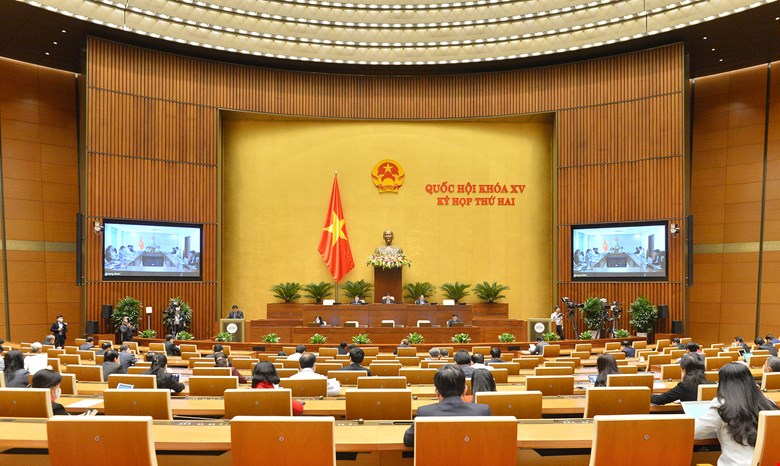 Quang cảnh phiên họp chiều 29/10.