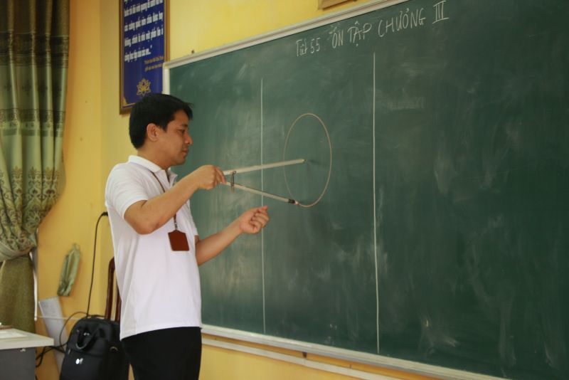 Nhiều cơ sở giáo dục hy vọng việc được bổ sung thêm biên chế giáo viên sẽ giúp các trường nâng cao hơn nữa chất lượng dạy học (Ảnh chụp tại trường THCS Liệp Tuyết, Quốc Oai)