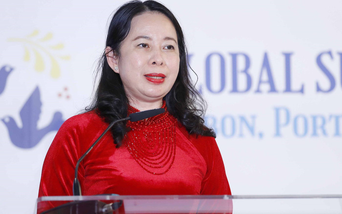 Phó Chủ tịch nước Võ Thị Ánh Xuân phát biểu tại Lễ khai mạc Hội nghị Ảnh: TTXVN