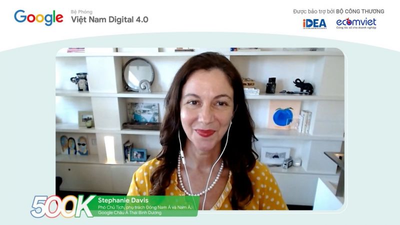 Bà Stephanie Davis, Phó Chủ tịch, phụ trách Đông Nam Á và Nam Á, Google Châu Á Thái Bình Dương