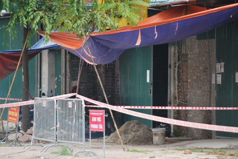 H&agrave; Nội thực hiện c&aacute;ch ly tại khu vực c&oacute; li&ecirc;n quan đến ca bệnh F0.