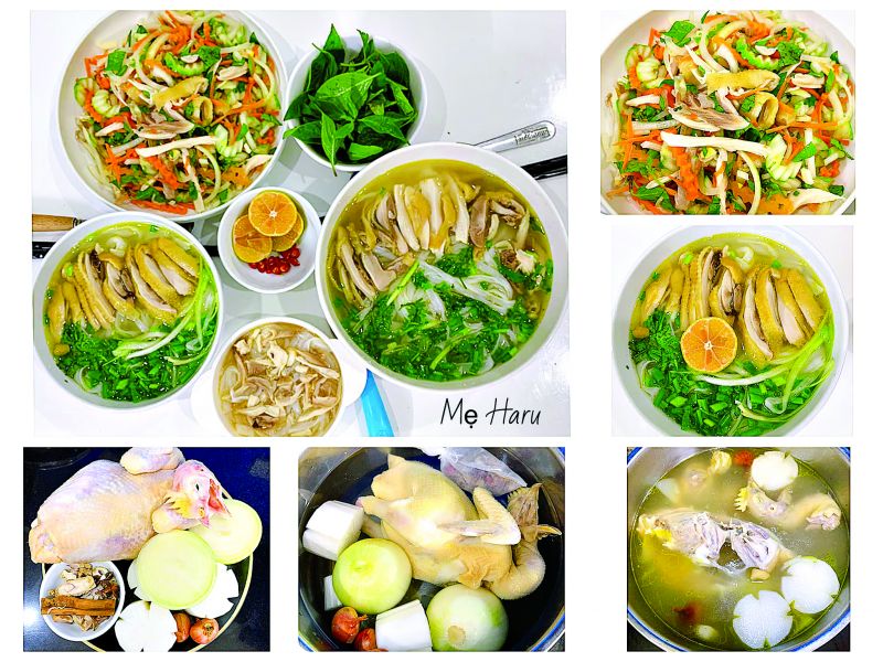 M&oacute;n phở g&agrave; của Huyền Trang, một trong những m&oacute;n ăn khiến chồng c&ocirc; lu&ocirc;n &ldquo;nghiện cơm vợ nấu&rdquo;.