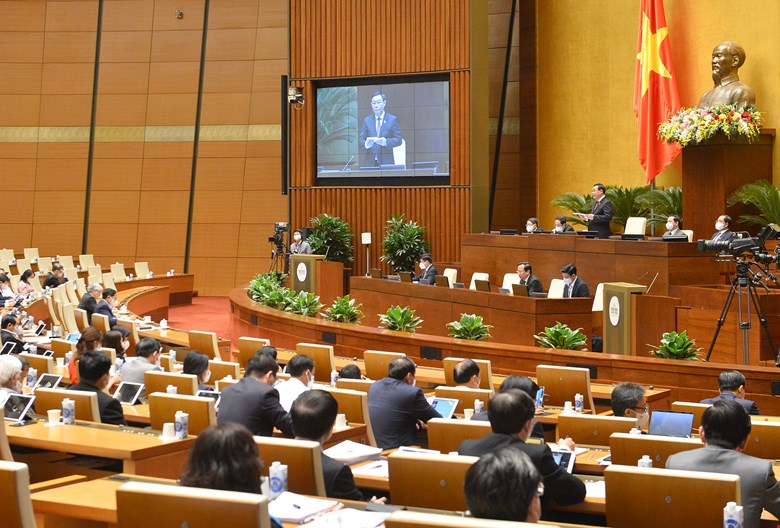 Quang cảnh phiên chất vấn