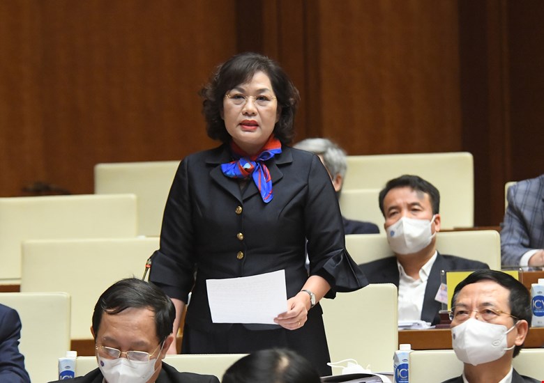 Thống đốc Ngân hàng Nhà nước Việt Nam Nguyễn Thị Hồng làm rõ một số vấn đề liên quan.