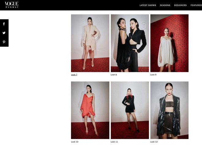 Những hình ảnh của hai nàng Hậu trong BST mới của NTK Công Trí