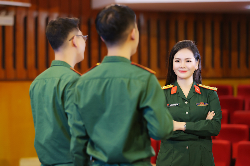Lương Nguyệt Anh hiện là giảng viên Đại học văn hoá nghệ thuật Quân đội