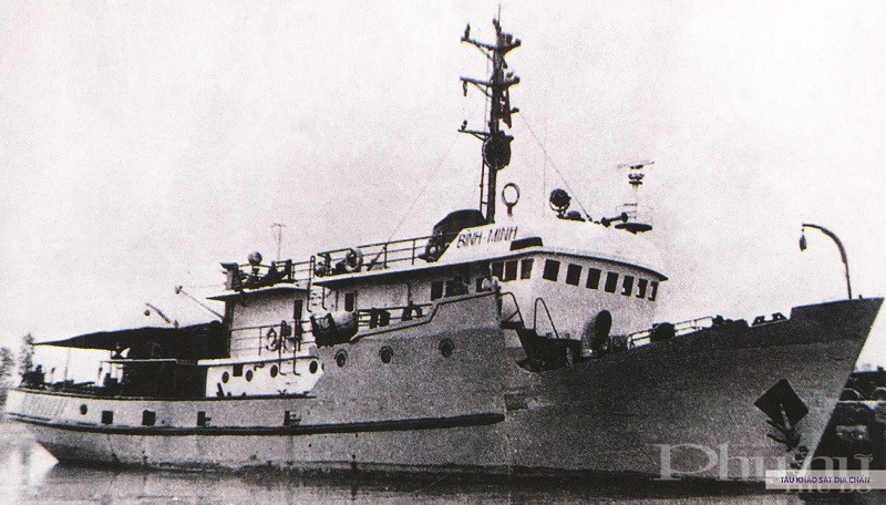 Tàu khảo sát địa chấn dầu khí từ những ngày đầu thành lập.