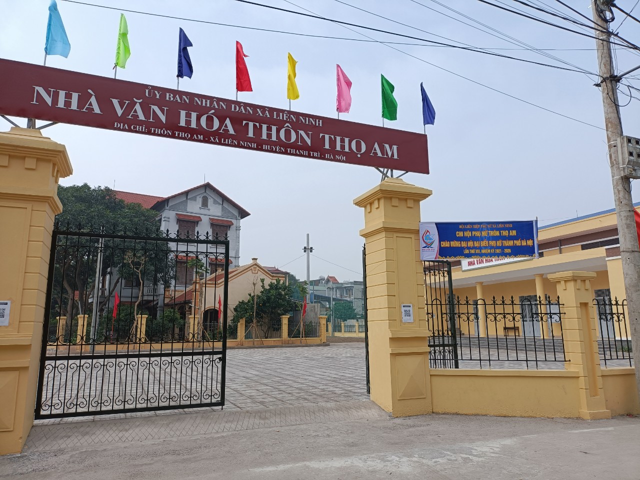 ... nhà văn hoá thôn Thọ Am, xã Liên Ninh