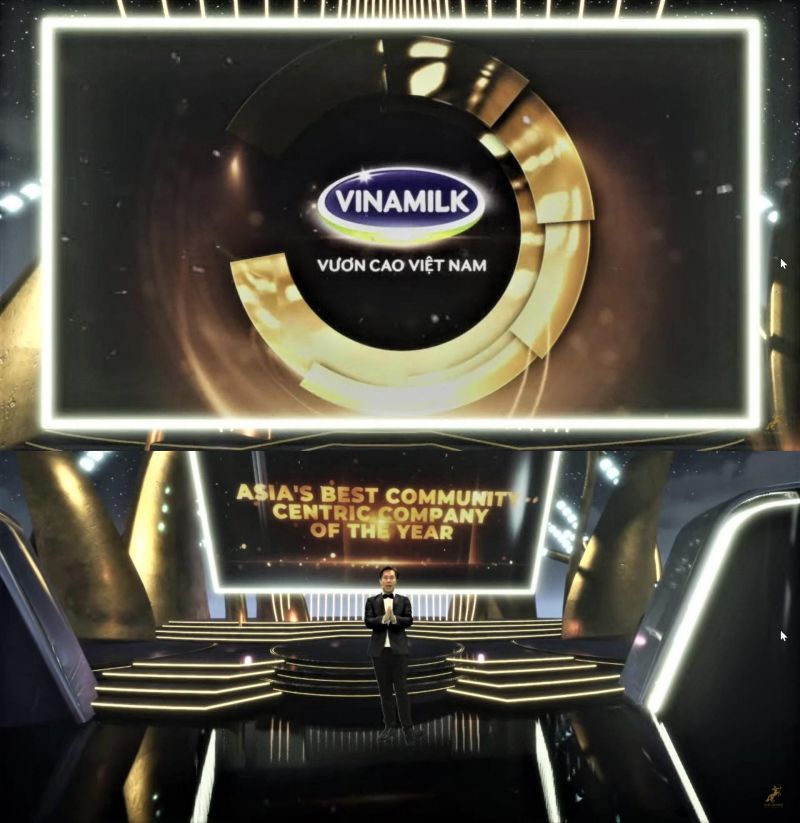 Vinamilk được vinh danh tại của Giải thưởng ACES năm 2021 là Doanh nghiệp hướng về cộng đồng nhất của Châu Á.