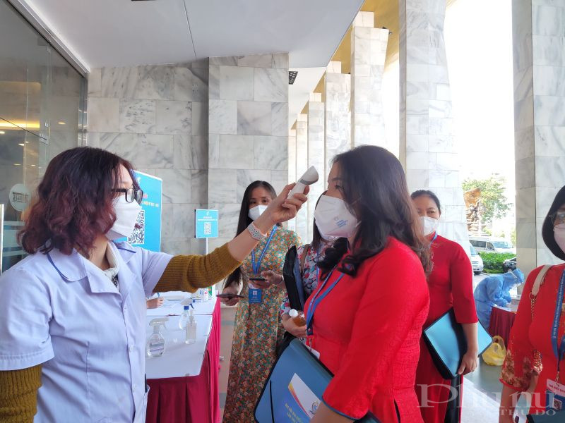 Công tác đảm bảo an toàn cho Đại hội, các đại biểu tham dự đại hội đã tiêm ít nhất 01 mũi tiêm vắc xin phòng Covid_19