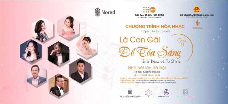 Banner buổi hòa nhạc Opera Gala 