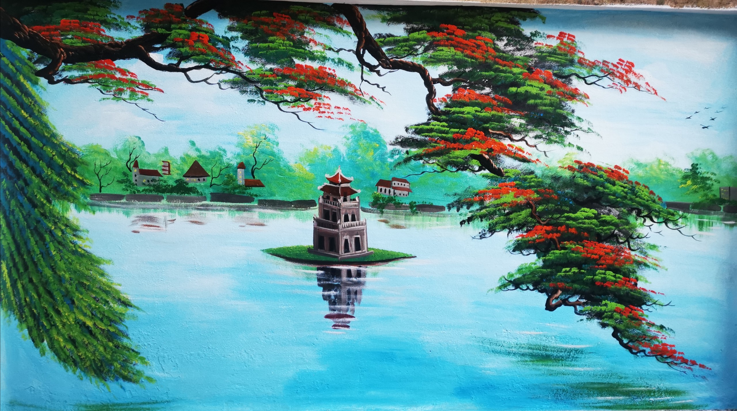 Được vẽ bởi bàn tay tài hoa của hai nghệ sỹ...