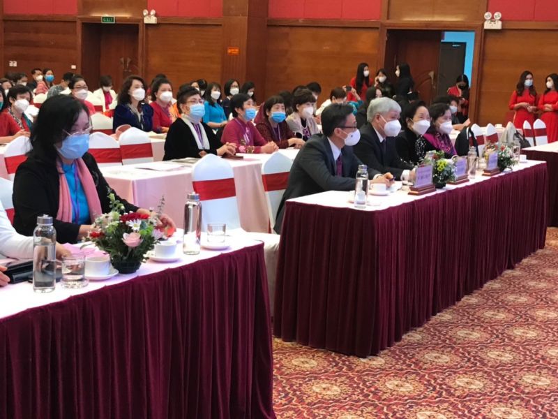 Các đại biểu tham dự Đại hội được kiểm tra sức khỏe và tuân thủ nguyên tắc phòng, chống dịch bệnh Covid-19