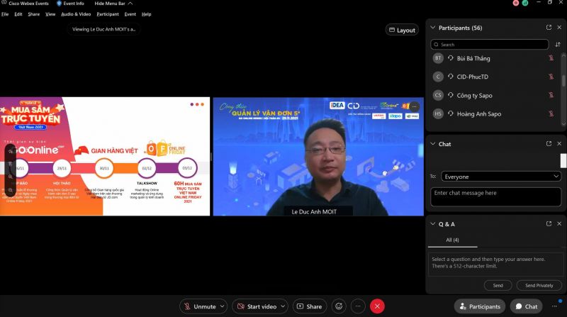 Ông Lê Đức Anh, Giám đốc trung tâm Tin học và Công nghệ số (Cục Thương mại điện tử và Kinh tế số, Bộ Công Thương)