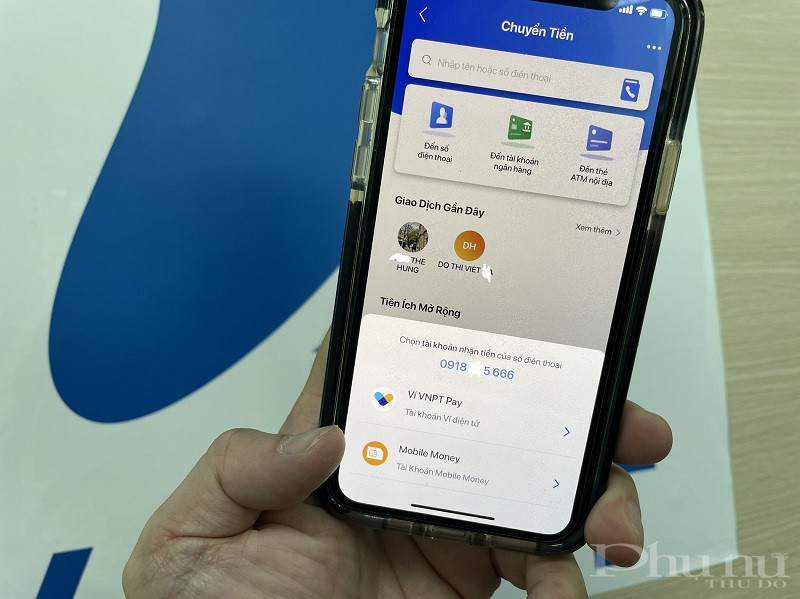 Chuyển tiền Mobile Money tr&ecirc;n