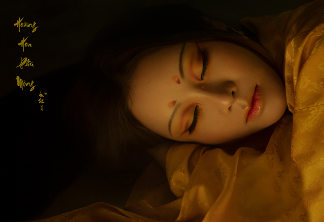 Vẻ đẹp tĩnh lặng mà rực rỡ trong bộ ảnh mộng mị của ca sĩ Hoa Trần - ảnh 2