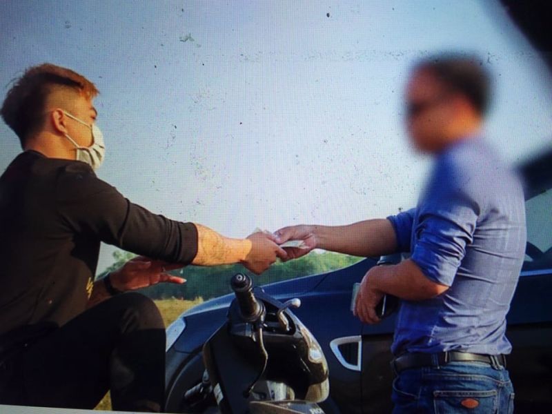 Ảnh c&aacute;c đối tượng thu tiền của người d&acirc;n