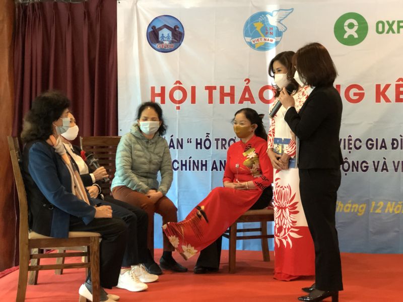 Một tiểu phẩm tuyên truyền về hỗ trợ LĐGVGĐ của liên CLB LĐGVGĐ 3 quận Thanh Xuân, Cầu Giấy và Hai Bà Trưng