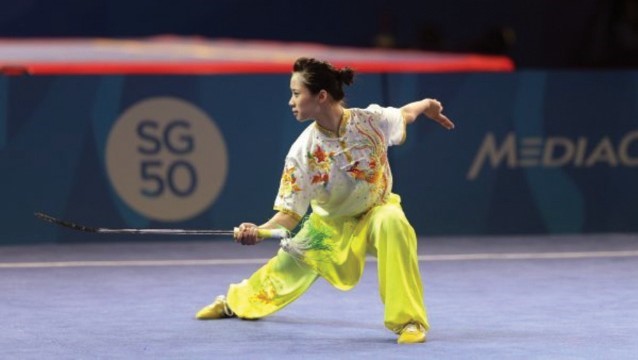 Bài biểu diễn Kiếm thuật mang lại HCV cho Dương Thúy Vi tại SEA Games 28.