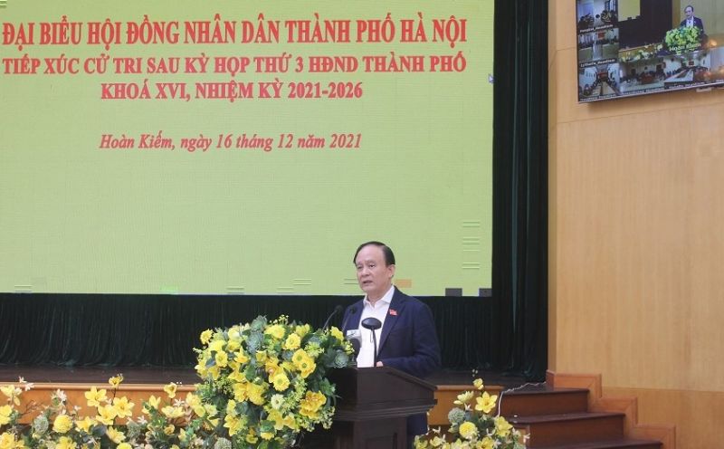 Chủ tịch HĐND TP nhấn mạnh tại hội nghị Chủ tịch HĐND TP nhấn mạnh tại hội nghị