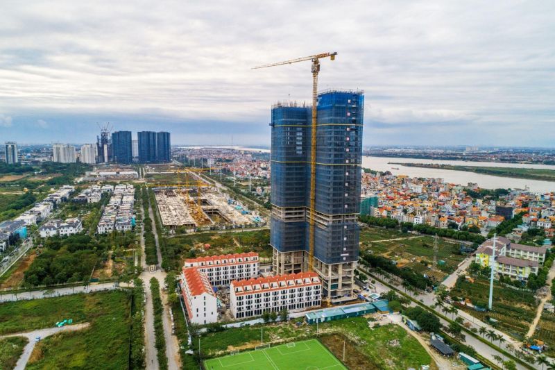 Dự &aacute;n Sunshine Golden River ch&iacute;nh thức được cất n&oacute;c v&agrave;o ng&agrave;y 23/11/2021.