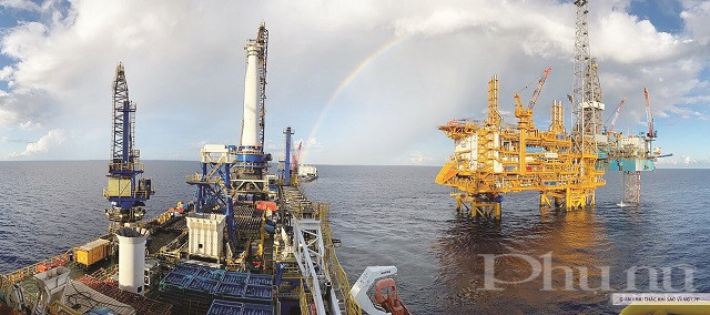 Giàn khai thác khí Sao Vàng