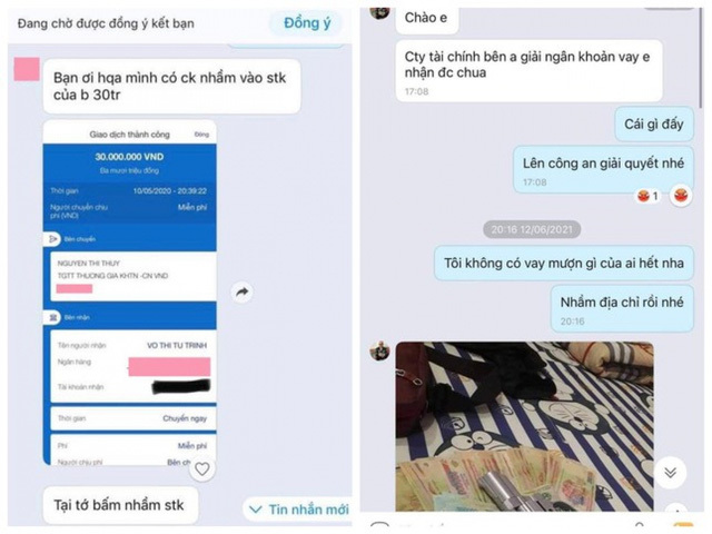 Đối tượng nhắn tin qua lại với &yacute; định lừa đảo nạn nh&acirc;n.