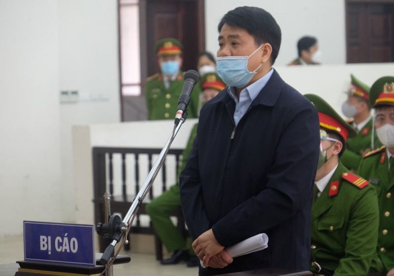 Ông Nguyễn Đức Chung tại phiên toà sơ thẩm Ông Nguyễn Đức Chung tại phiên toà sơ thẩm