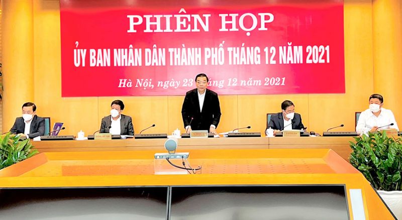 Chủ tịch UBND TP chủ trì phiên họp