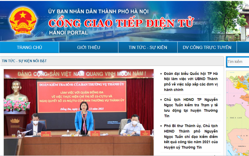 Cổng Giao tiếp điện tử H&agrave; Nội tổ chức lại th&agrave;nh Trung t&acirc;m B&aacute;o ch&iacute; Thủ đ&ocirc; H&agrave; Nội.