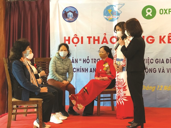 Một tiểu phẩm tuyên truyền về hỗ trợ LĐGVGĐ của liên CLB LĐGVGĐ 3 quận Thanh Xuân, Cầu Giấy và Hai Bà Trưng