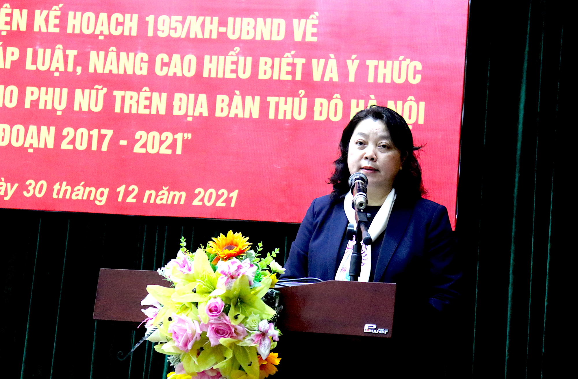 Đồng chí Nguyễn Thị Thu Thuỷ, Phó Chủ tịch Thường trực, Hội LHPN TP Hà Nội đánh giá kết quả 5 năm thực hiện kế hoạch 195/KH-UBND về  Đồng chí Nguyễn Thị Thu Thuỷ, Phó Chủ tịch Thường trực, Hội LHPN TP Hà Nội đánh giá kết quả 5 năm thực hiện kế hoạch 195/KH-UBND về