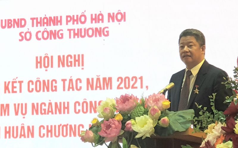 Phó Chủ tịch UBND TP Hà Nội Nguyễn Mạnh Quyền phát biểu chỉ đạo tại hội nghị