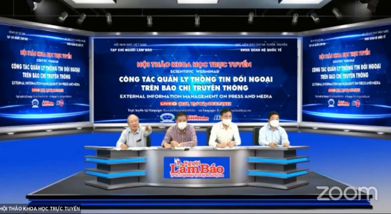 Ban chủ trì Hội thảo khoa học trực tuyến