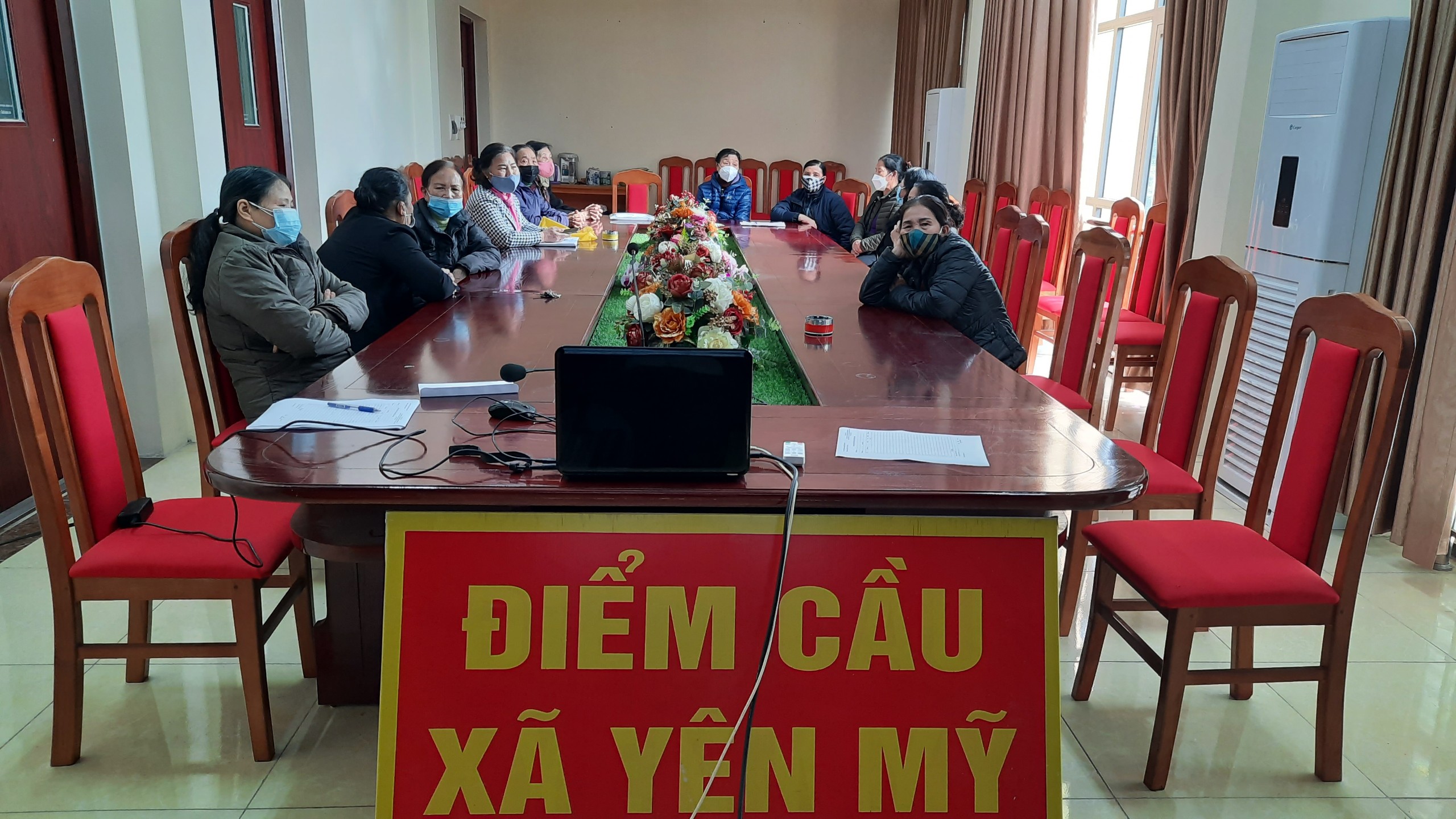 Tại điểm cầu xã Yên Mỹ, huyện Thanh Trì