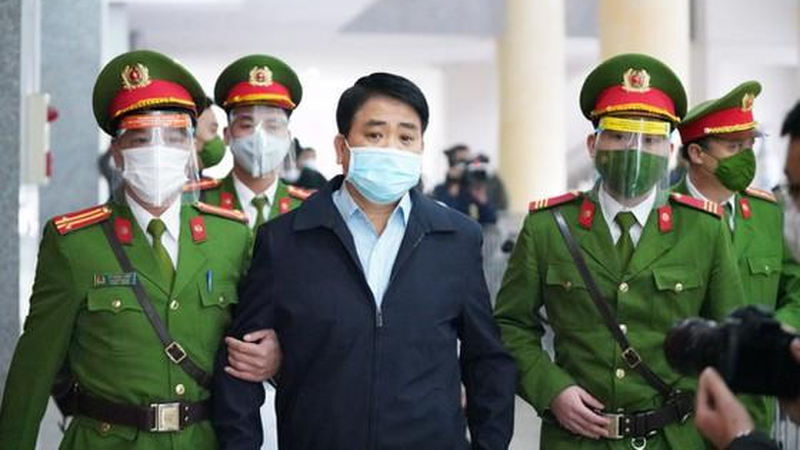 Ông Nguyễn Đức Chung  tại phiên tòa xét xử