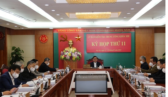 Kỳ họp thứ 11 Ủy ban Kiểm tra Trung ương Kỳ họp thứ 11 Ủy ban Kiểm tra Trung ương