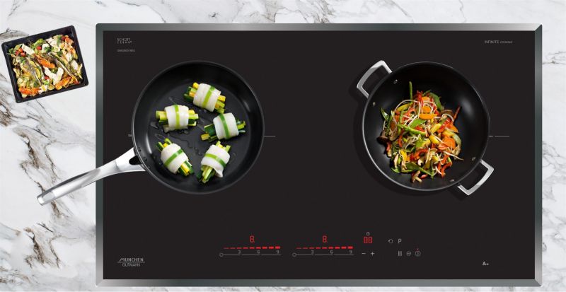 Xét ở góc độ thẩm mỹ, bếp từ được thiết kế hiện đại, khá gọn gàng, khối lượng vừa phải tạo sự sang trọng. Xét ở góc độ thẩm mỹ, bếp từ được thiết kế hiện đại, khá gọn gàng, khối lượng vừa phải tạo sự sang trọng.