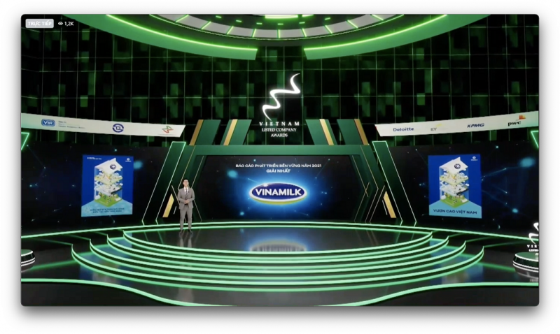 Vinamilk được trao Giải nhất Báo cáo Phát triển bền vững – Chương trình bình chọn Doanh nghiệp niêm yết 2021 (VIOD
