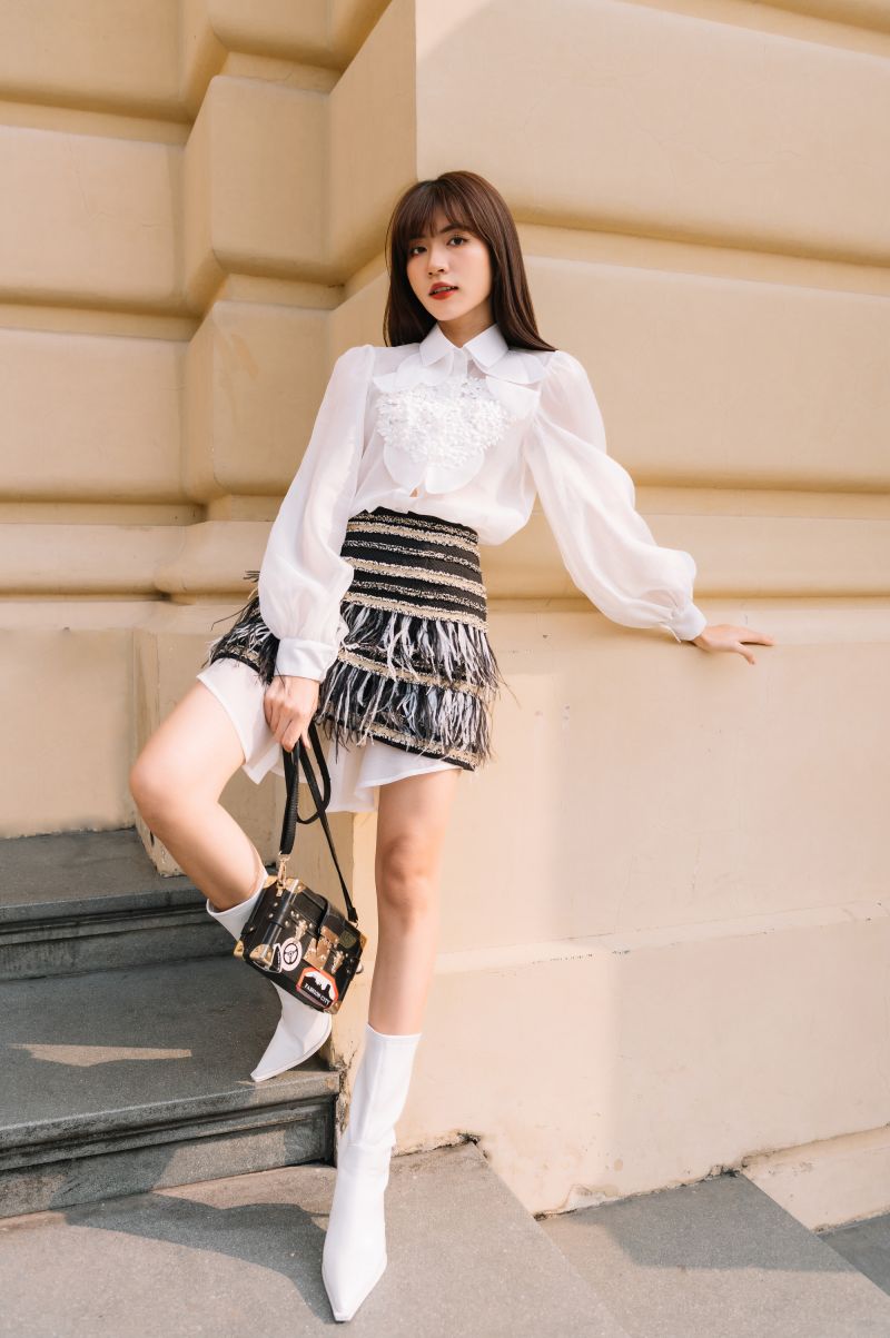 Ngọc Huyền “Thương ngày nắng về” xinh như công chúa - ảnh 1