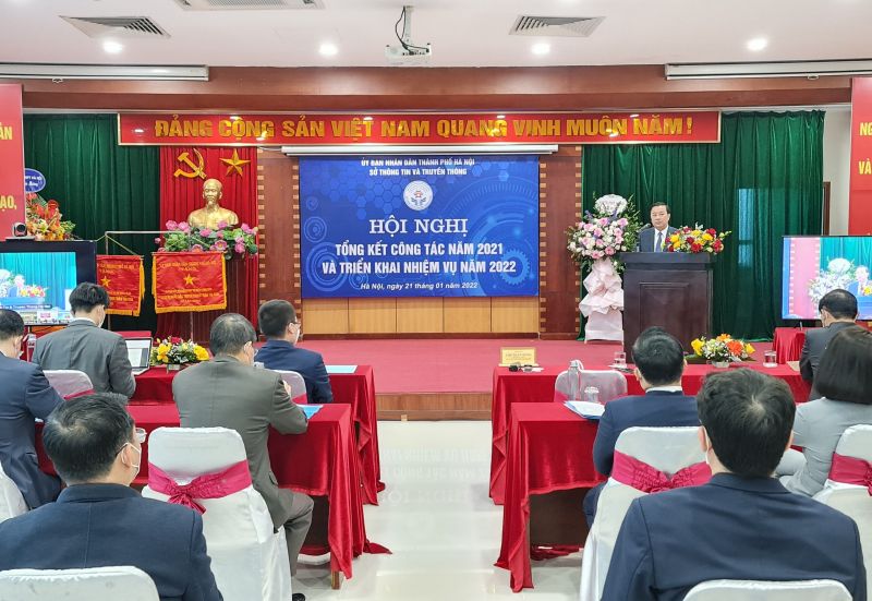 Hội nghị tổng kết công tác năm 2021 và triển khai nhiệm vụ năm 2022 của Sở Thông tin và Truyền thông Hà Nội thực hiện theo hình thức trực tiếp và trực tuyến Hội nghị tổng kết công tác năm 2021 và triển khai nhiệm vụ năm 2022 của Sở Thông tin và Truyền thông Hà Nội thực hiện theo hình thức trực tiếp và trực tuyến