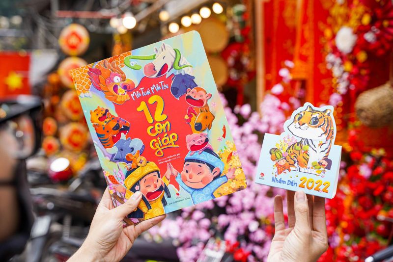 Bìa sách rực rỡ của