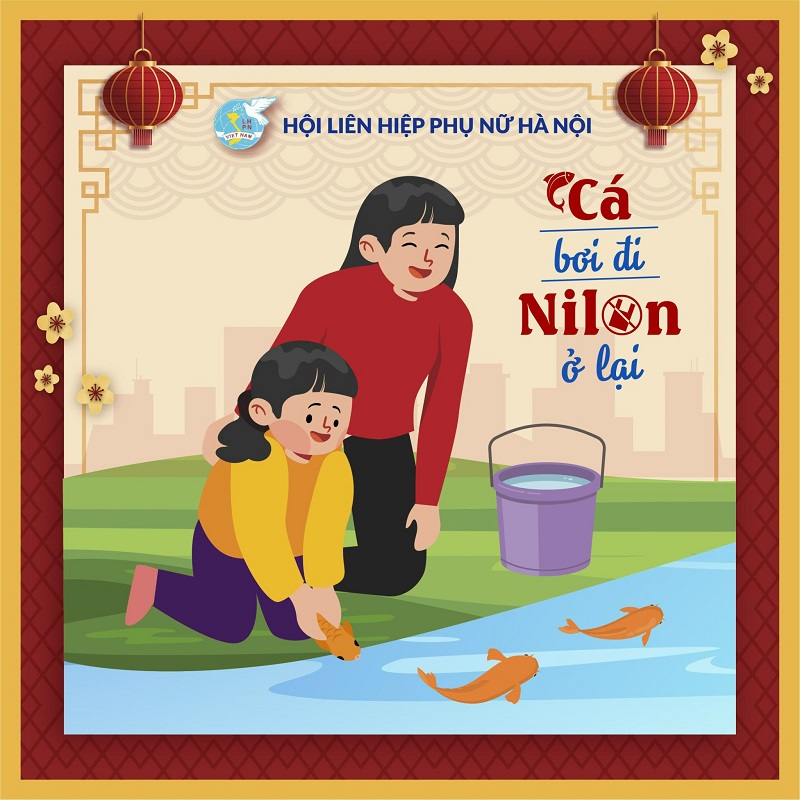 Tết ông Công ông Táo là một nét đẹp truyền thống văn hóa của người Việt, truyền thống ấy còn đẹp hơn văn minh hơn khi đảm bảo được vệ sinh môi trường.