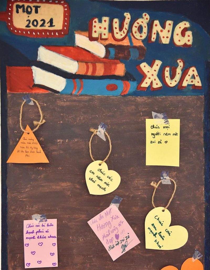 Những lời nhắn gửi yêu thương từ các bạn trẻ gửi tới những em nhỏ có hoàn cảnh khó khăn tại Bệnh viện Huyết học-Truyền máu Trung ương.