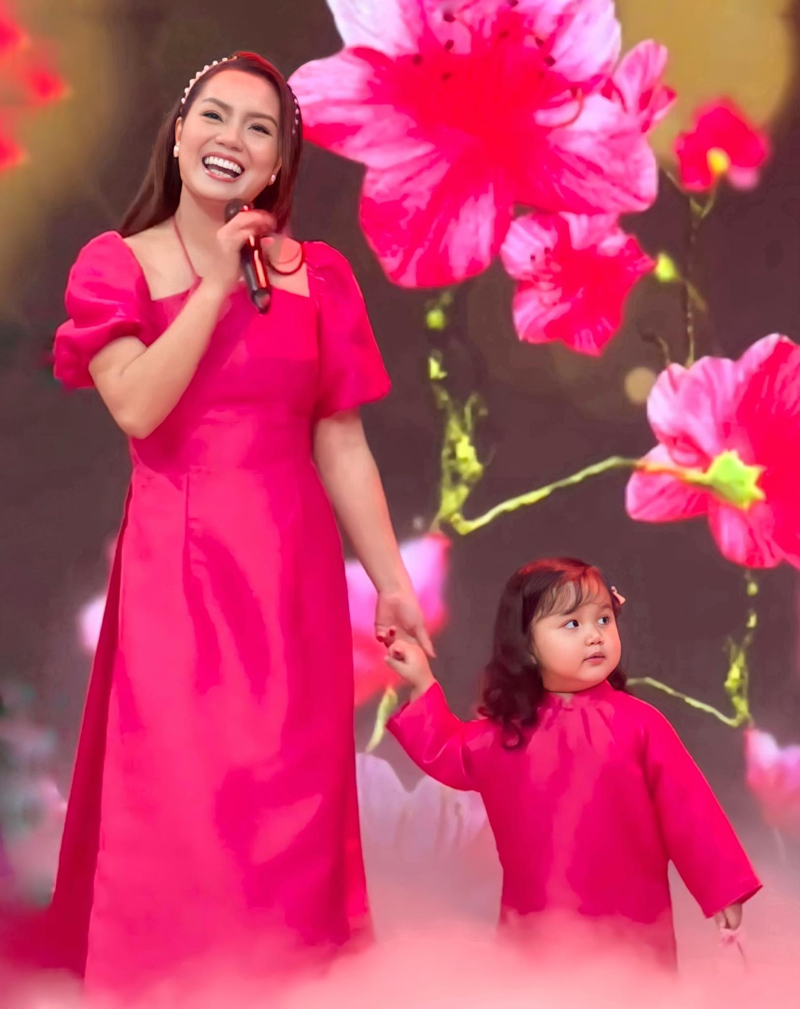 Nguyễn Ngọc Anh hướng con gìn giữ vẻ đẹp Tết truyền thống từ khi còn nhỏ - ảnh 2