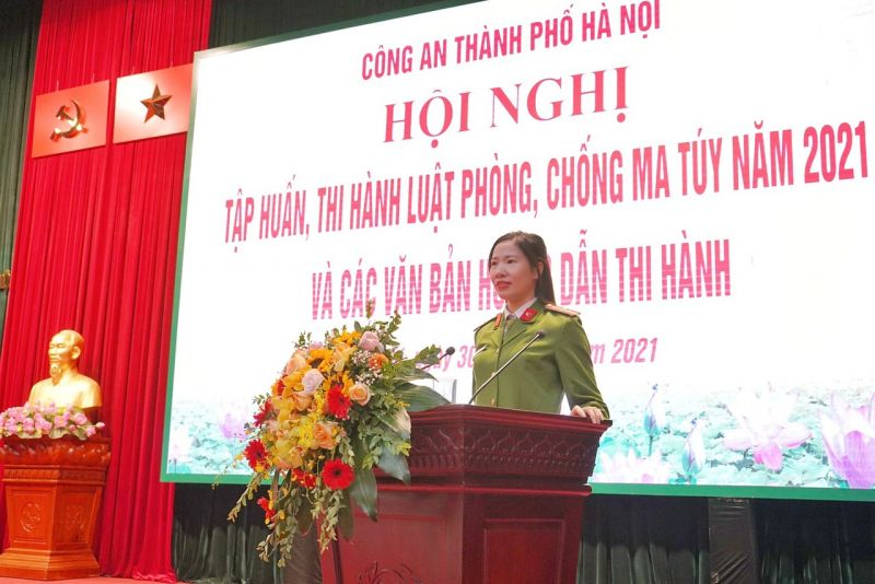 C&ocirc;ng an H&agrave; Nội tập huấn, thi h&agrave;nh luật ph&ograve;ng, chống ma tu&yacute; năm 2021 v&agrave; c&aacute;c văn bản hướng dẫn thi h&agrave;nh