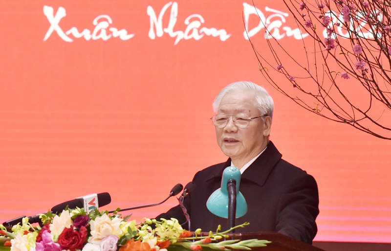 Tổng Bí Thư Nguyễn Phú Trọng gửi lời chúc tới chính quyền và nhân dân Hà Nội