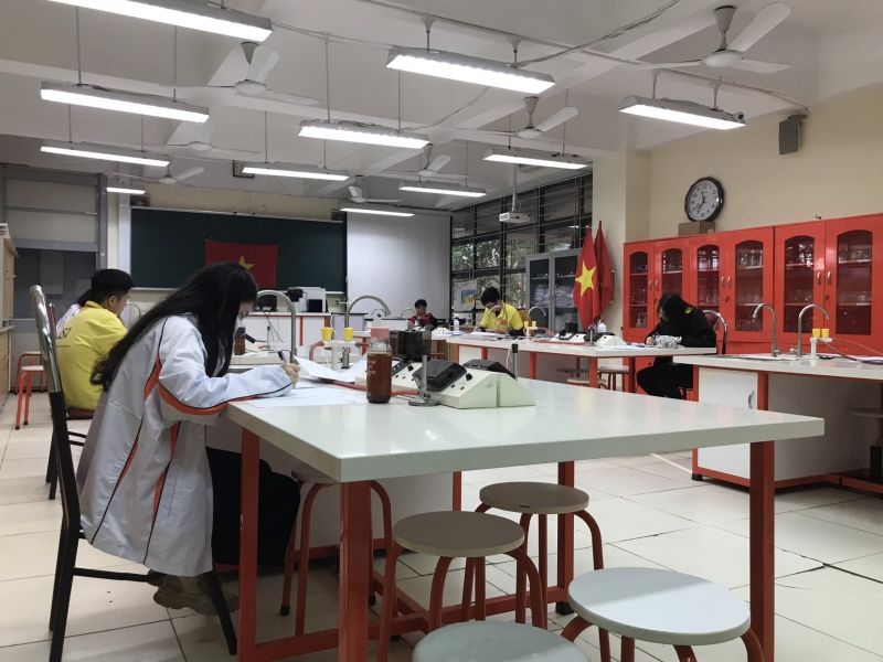 Các thành viên đội tuyển đang hăng say ôn luyện để chuẩn bị cho kỳ thi