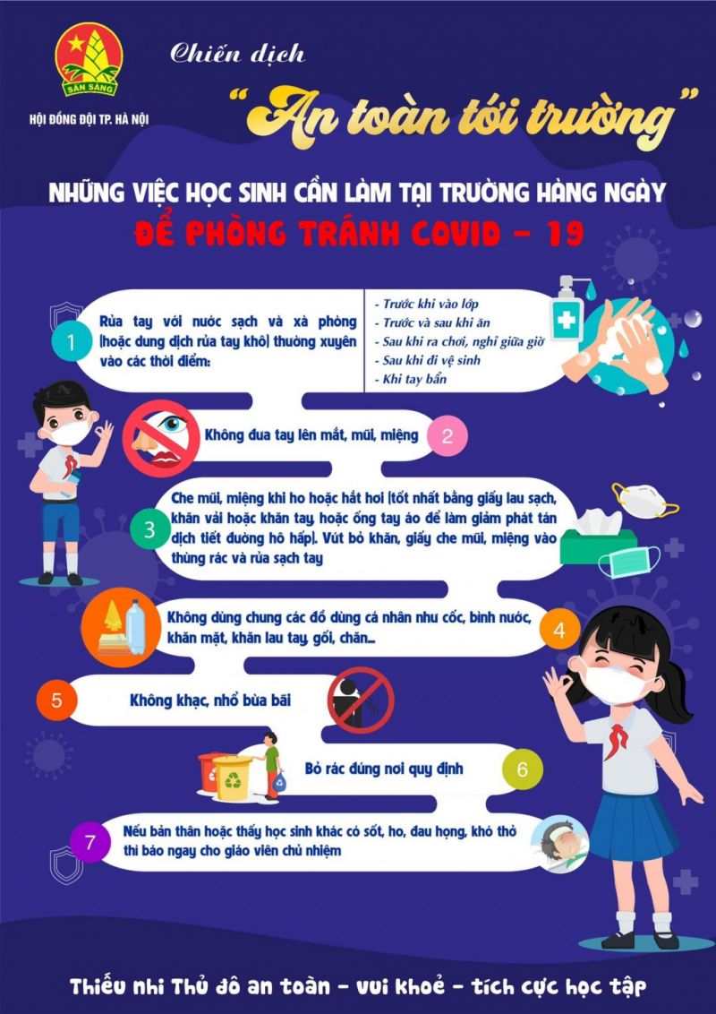 Chiến dịch “An toàn tới trường” đồng hành cùng học sinh Thủ đô Chiến dịch “An toàn tới trường” đồng hành cùng học sinh Thủ đô